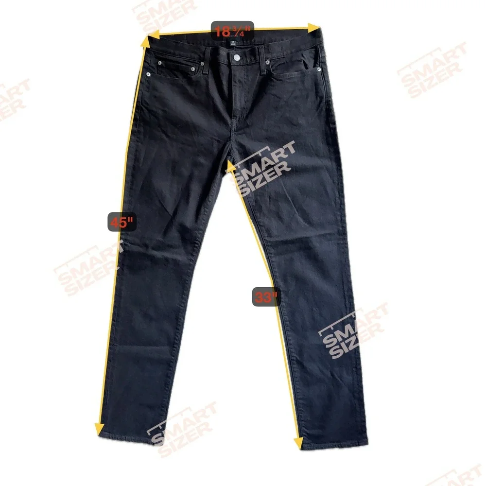 J Crew‎ Jeans Mens 36 34 Black Straight Leg Denim Pants